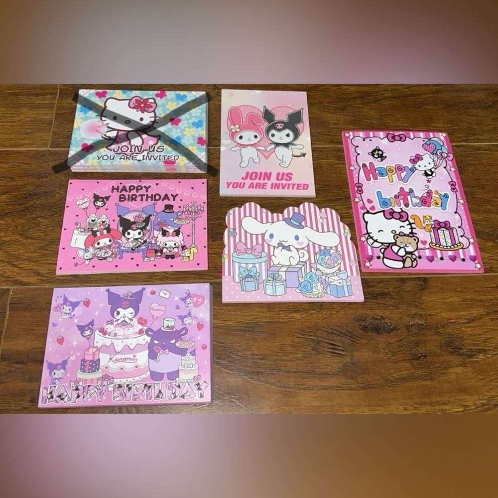 Sanrio Invitation Cards